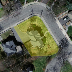 270 Mount Vernon St, Newton MA 02465-2521 aerial view