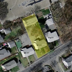 301 Newtonville Ave, Newton MA 02460-2014 aerial view