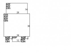 1073 Washington St, Newton MA  02465-2118 floor plan