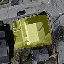 76 Court St, Newton MA 02458-1265 aerial view