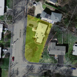 20 Andrew St, Newton MA 02461-2102 aerial view