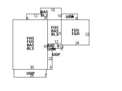 18 Avalon Rd, Newton MA 02468-1610 floor plan