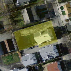 69 Faxon St, Newton MA  02458-1034 aerial view