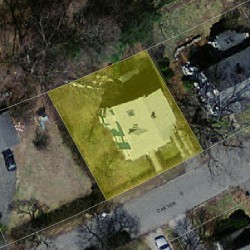 25 Oak Ter, Newton MA  02461-1409 aerial view