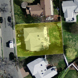 72 Redwood Rd, Newton MA 02459-3127 aerial view