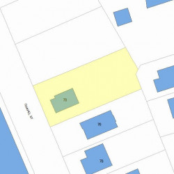 70 Chapel St, Newton MA  02458-1011 plot plan