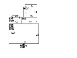 11 Ashcroft Rd, Newton MA  02461-1701 floor plan