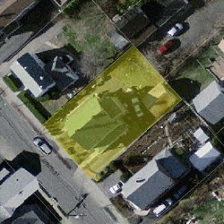 192 Chapel St, Newton MA 02458-1308 aerial view