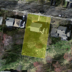 24 Kendall Rd, Newton MA  02459-2623 aerial view
