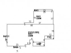 115 Hartman Rd, Newton MA 02459-2851 floor plan