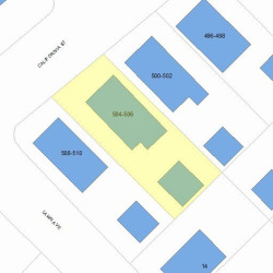 504 California St, Newton MA 02460-1253 plot plan
