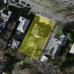 80 Waban St, Newton MA 02458-1415 aerial view