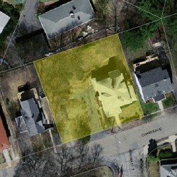 41 Chaske Ave, Newton MA  02466-1121 aerial view