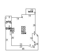 85 Hillside Ave, Newton MA  02465-2543 floor plan