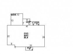 17 Grant Ave, Newton MA 02459-1308 floor plan