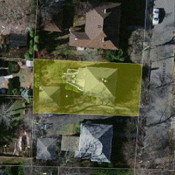 37 Wessex Rd, Newton MA 02459-1624 aerial view