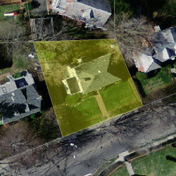 265 Ward St, Newton MA 02459-1212 aerial view