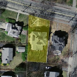 222 Homer St, Newton MA 02459-1436 aerial view