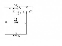 136 Beaumont Ave, Newton MA  02460-2330 floor plan