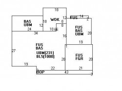 47 Karen Rd, Newton MA  02468-1123 floor plan