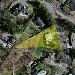 236 Baldpate Hill Rd, Newton MA 02459-2857 aerial view