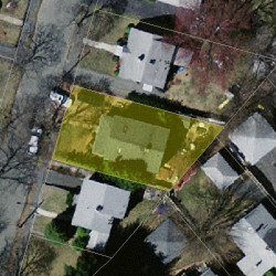 18 Bemis Rd, Newton MA 02460-1205 aerial view