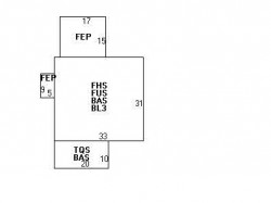 1032 Beacon St, Newton MA  02459-1742 floor plan