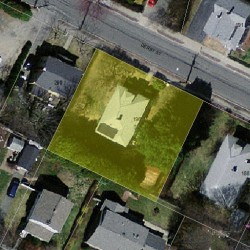 196 Derby St, Newton MA 02465-1527 aerial view