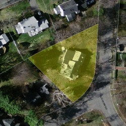 25 Old Farm Rd, Newton MA  02459-3434 aerial view