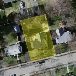 43 Halcyon Rd, Newton MA 02459-2431 aerial view