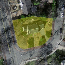 65 Solon St, Newton MA  02461-1826 aerial view