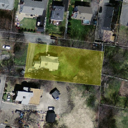 50 Alden Pl, Newton MA  02465-1529 aerial view