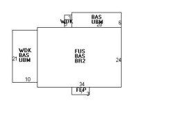 97 Beaumont Ave, Newton MA  02460-2315 floor plan