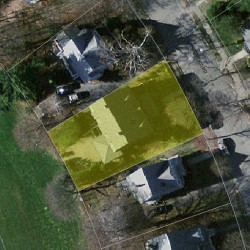 23 Oxford Rd, Newton MA 02459-2407 aerial view