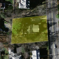 241 Grant Ave, Newton MA  02459-2013 aerial view