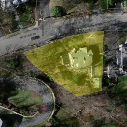 70 Montvale Rd, Newton MA 02459-1363 aerial view