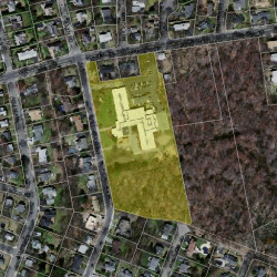 30 Beethoven Ave, Newton MA 02468-1700 aerial view