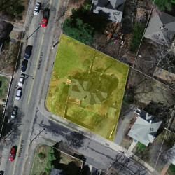 1036 Walnut St, Newton MA 02461-1137 aerial view