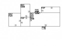 125 Aspen Ave, Newton MA 02466-3021 floor plan