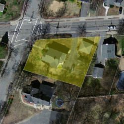 44 Rowe St, Newton MA 02466-1523 aerial view