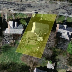 74 Stuart Rd, Newton MA  02459-1261 aerial view