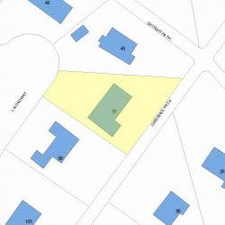 91 Osborne Path, Newton MA 02459-3542 plot plan