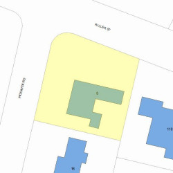 8 Pickwick Rd, Newton MA 02465-2819 plot plan