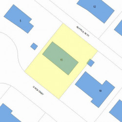 15 Kappius Path, Newton MA 02459-3712 plot plan