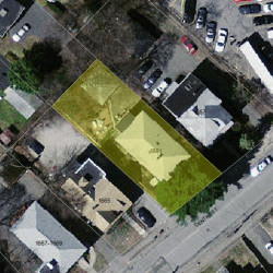 1661 Centre St, Newton MA 02461-1521 aerial view