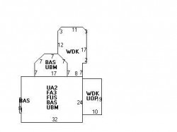 11 Halcyon Rd, Newton MA 02459-2431 floor plan