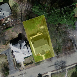 39 Chaske Ave, Newton MA 02466-1121 aerial view