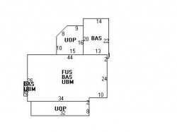 111 Elgin St, Newton MA  02459-2301 floor plan