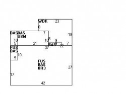 127 Elgin St, Newton MA  02459-2301 floor plan