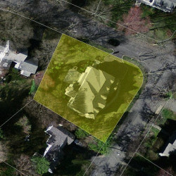 28 Longmeadow Rd, Newton MA  02459-3453 aerial view